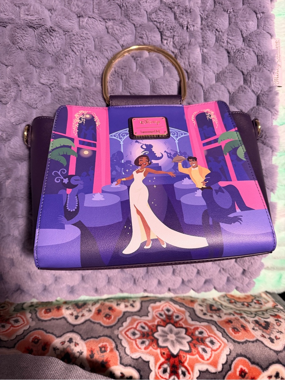 Loungefly Princess and the Frog Crossbody - Picture 2 of 3
